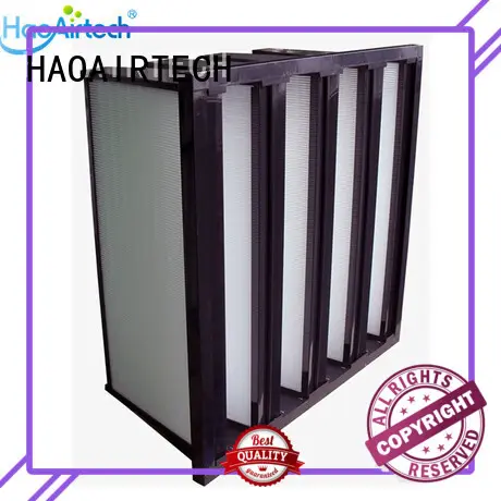 HAOAIRTECH rigid filter with gl interlocker frame for food and beverage 1