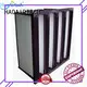 HAOAIRTECH rigid filter with gl interlocker frame for food and beverage 1