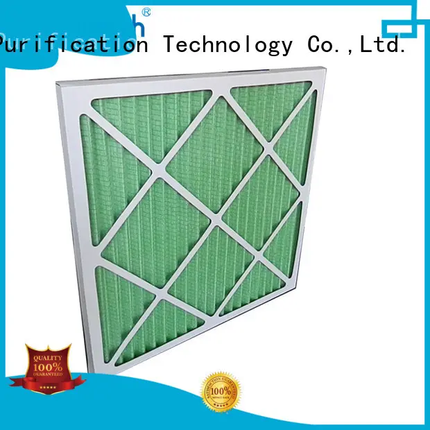 professional Pleated Air Filter with cardboard frame for clean return air system 1