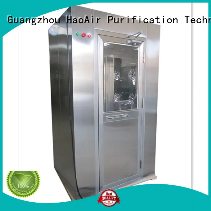 HAOAIRTECH blowing air shower clean room with stainless steel for large scale semiconductor factory 1