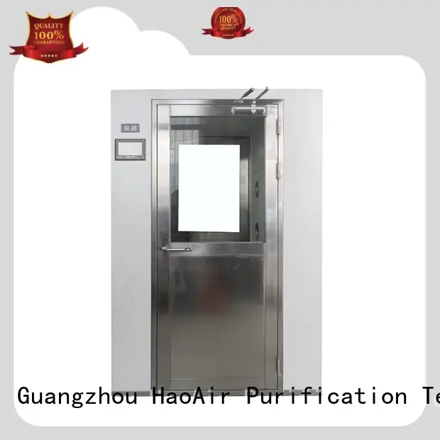 HAOAIRTECH air shower with three side blowing for pallet cargo 1