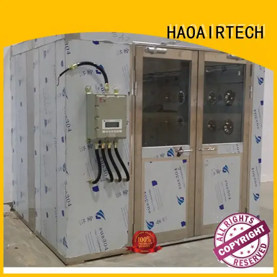 HAOAIRTECH goods air shower system channel for forklift 1