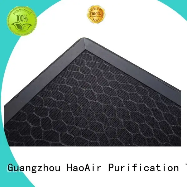 HAOAIRTECH gas phase air filter with granular carbon for air odor 1