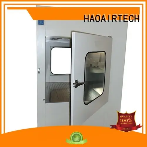 HAOAIRTECH cleanroom pass box with laminar air flow for clean room purification workshop 1