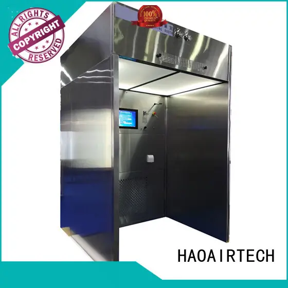 stainless steel downflow booth gmp modular design for dust pollution control 1