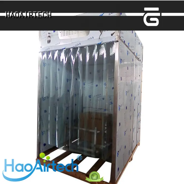 HAOAIRTECH hihg efficiency powder dispensing booth gmp modular design for biological pharmacy 1