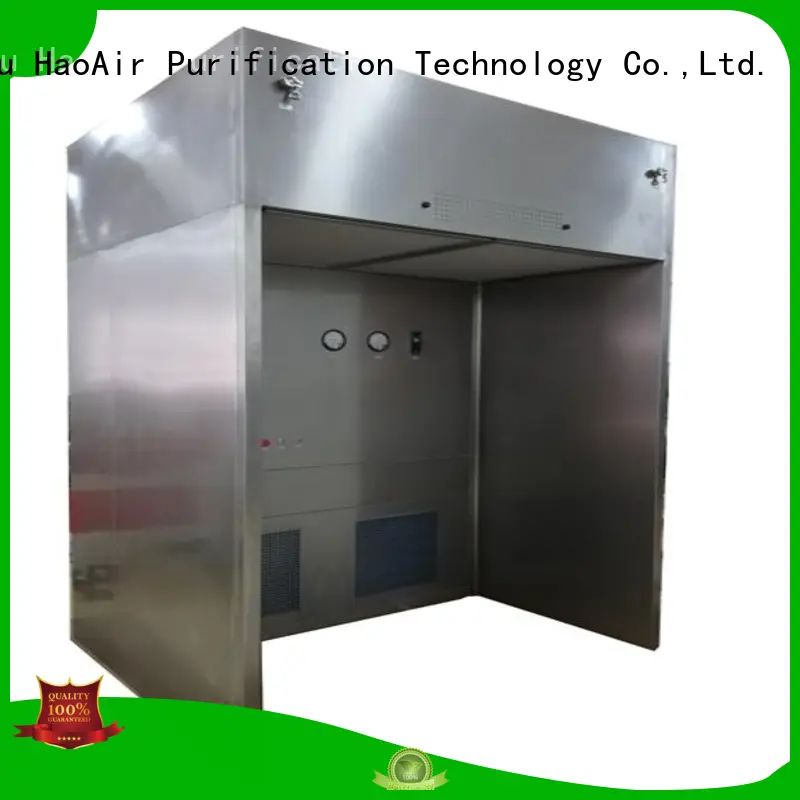 stainless steel sampling booth gmp modular design for dust pollution control 1