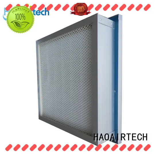 HAOAIRTECH mini pleats hepa filter h12 with hood for dust colletor hospital 1