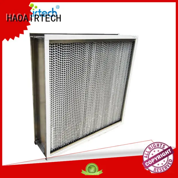HAOAIRTECH v bank air filter hepa with hood for air cleaner 1