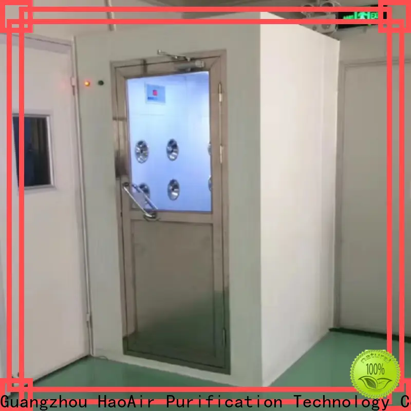 HAOAIRTECH sus air shower design with three side blowing for forklift 1