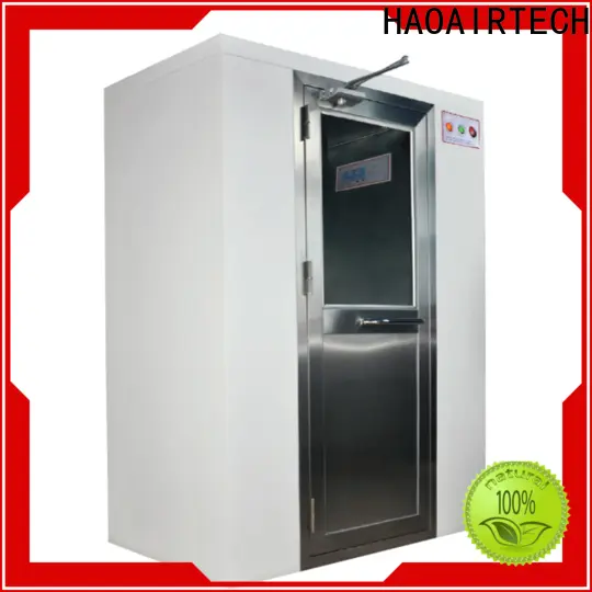 sus air shower clean room with top side air flow for ten person 1