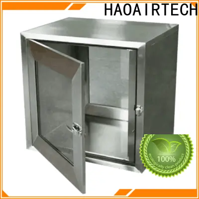 HAOAIRTECH pass through box with laminar air flow for clean room purification workshop 1