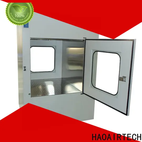HAOAIRTECH customizable dynamic pass box with arc design gmp standard for electronics factory 1