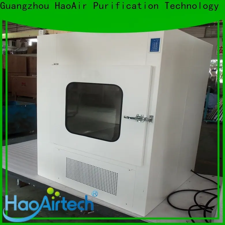 HAOAIRTECH pass box manufacturers with conveyor line for hospital 1