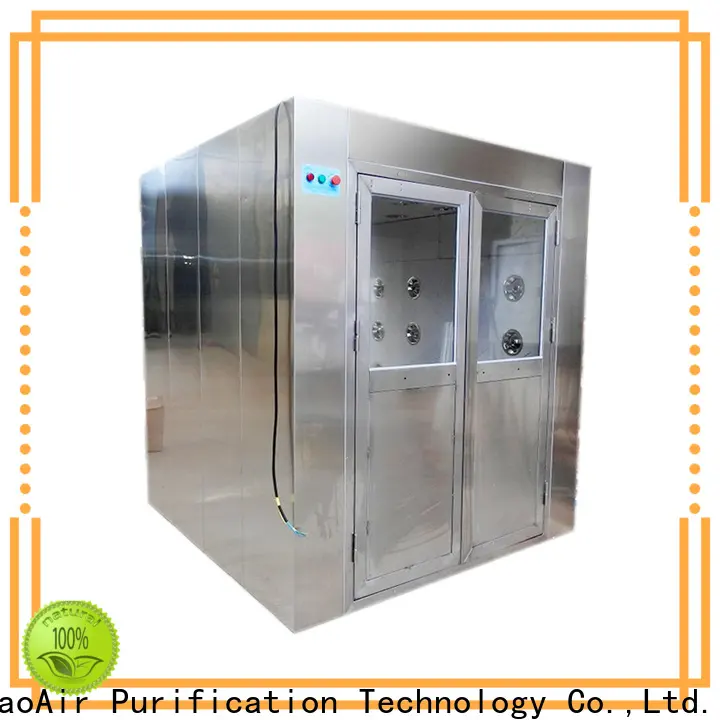 sus air shower clean room with stainless steel for pallet cargo 1