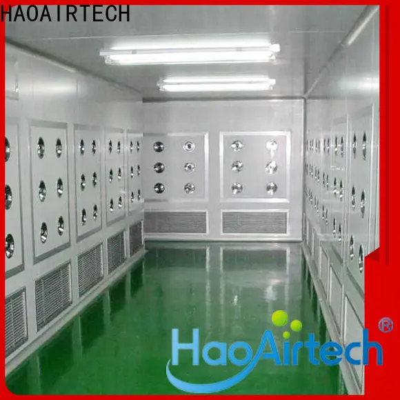 plc control system air shower design with top side air flow for large scale semiconductor factory 1