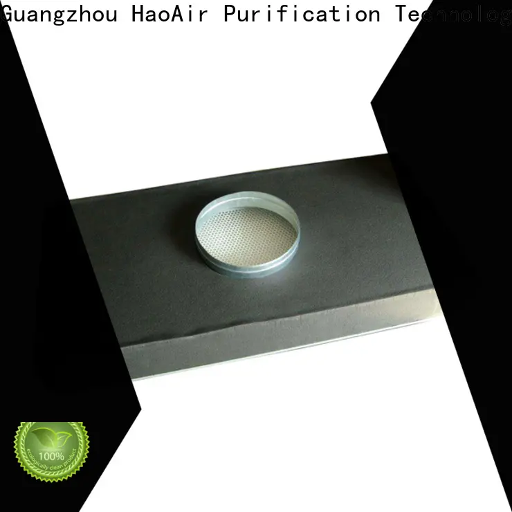 HAOAIRTECH replaceable air purifiers hepa filter with al clapboard for electronic industry 1