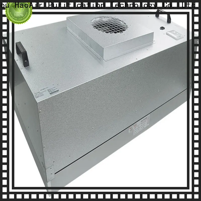 terminal filter fan unit with internal fan for cleanroom ceiling 1