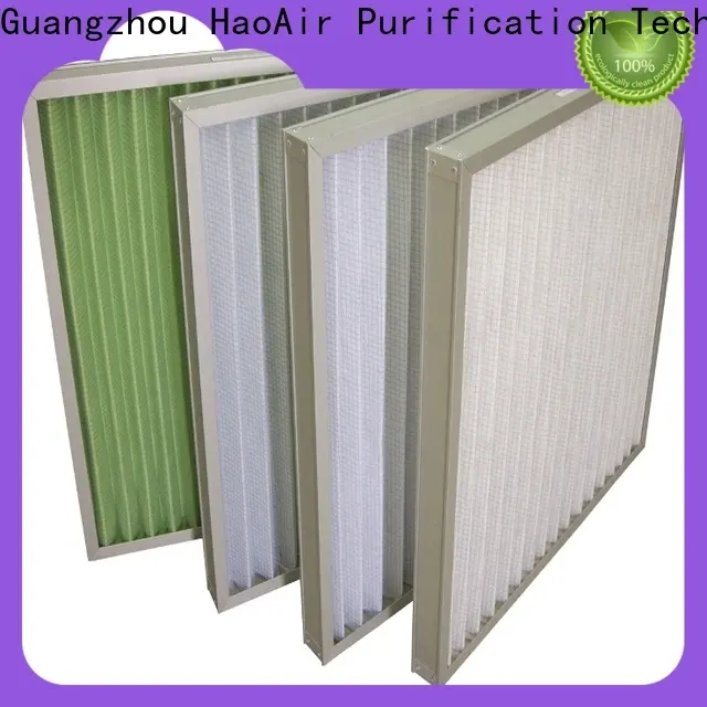 HAOAIRTECH air Pleated Air Filter with metal frame for central air conditioning and centralized ventilation system1 1