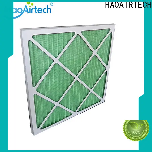 HAOAIRTECH Pleated Air Filter supplier for clean return air system 1
