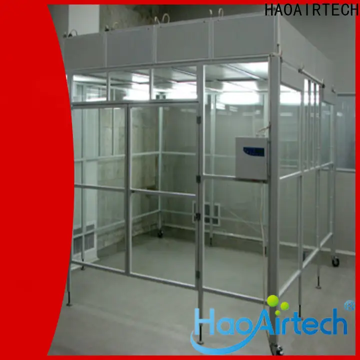 HAOAIRTECH modular clean room cost with antistatic vinyl curtain online 1