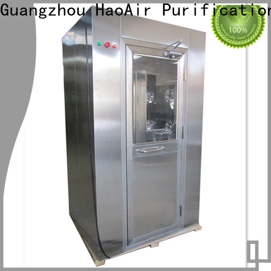 HAOAIRTECH explosion proof air shower room with automatic swing door for large scale semiconductor factory 1