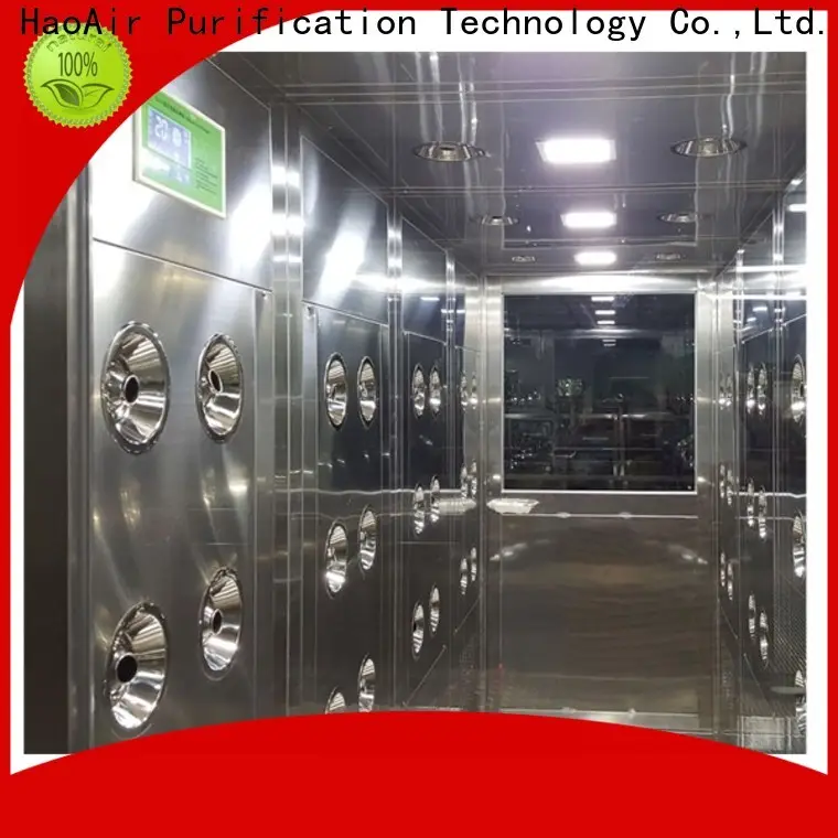 intelligent air shower system with three side blowing for large scale semiconductor factory 1