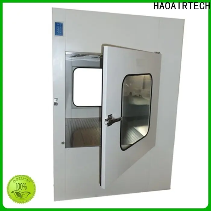 plc control pass box with conveyor line for cargo 1