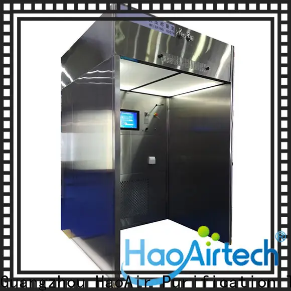 HAOAIRTECH downflow booth with lcd touchable screen display for biological pharmacy 1