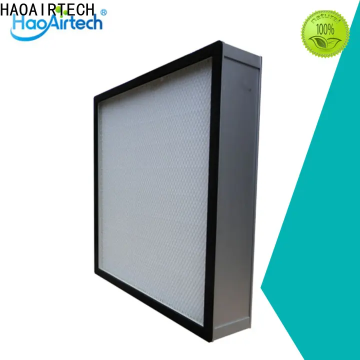 HAOAIRTECH ulpa vacuum cleaner hepa filter with flanger for dust colletor hospital 1