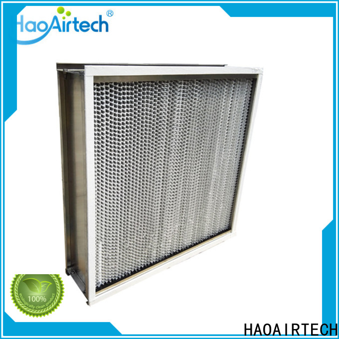 HAOAIRTECH disposable vacuum cleaner hepa filter with hood for dust colletor hospital 1