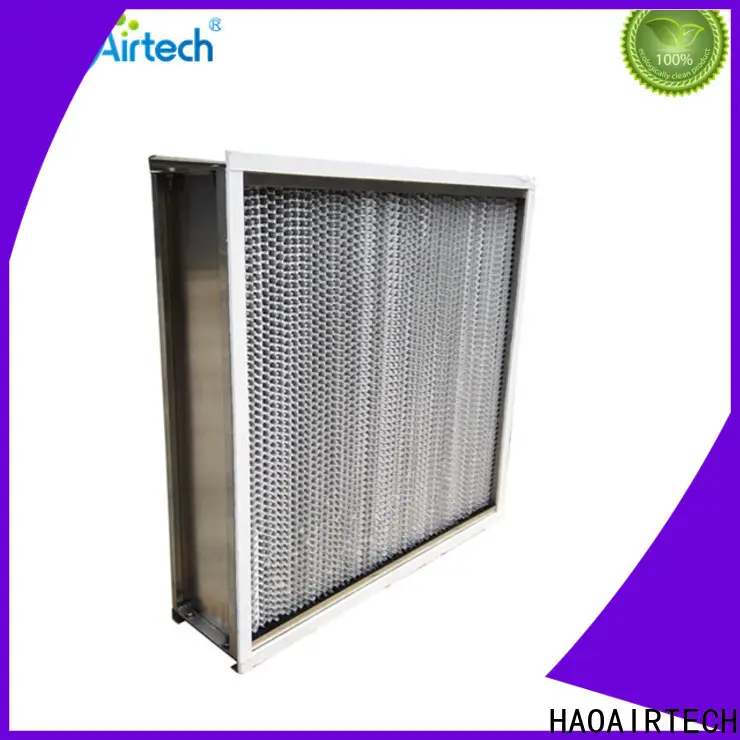 HAOAIRTECH gel seal custom hepa filter with one side gasket for electronic industry 1