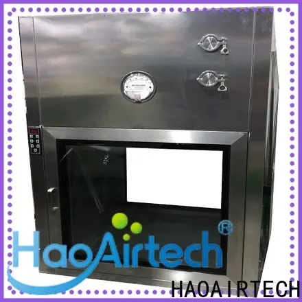 HAOAIRTECH pass box clean room with arc design gmp standard for electronics factory1 1
