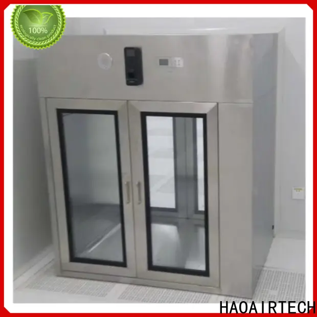 HAOAIRTECH negative pressure dynamic pass box with arc design gmp standard for hvac system1 1