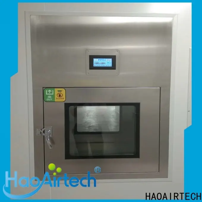 HAOAIRTECH cleanroom pass box with baked painting for hvac system2 1
