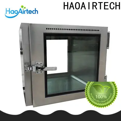 HAOAIRTECH negative pressure pass box with conveyor line for cargo1 1