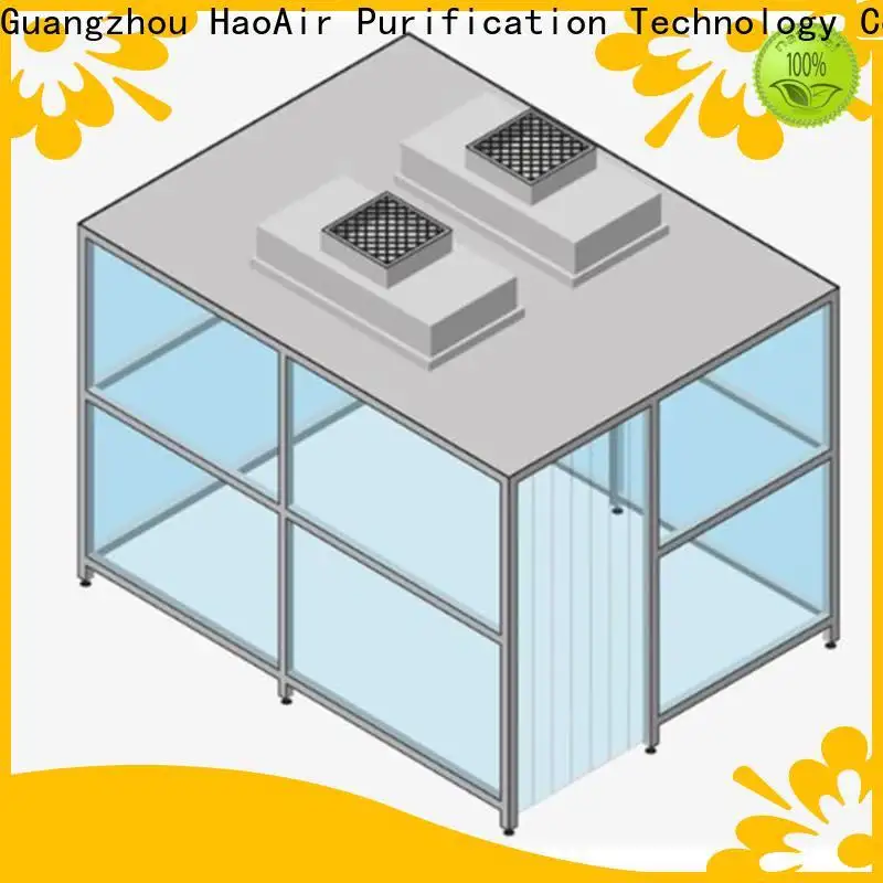 simple modular cleanroom with ffu for semiconductor factory 1