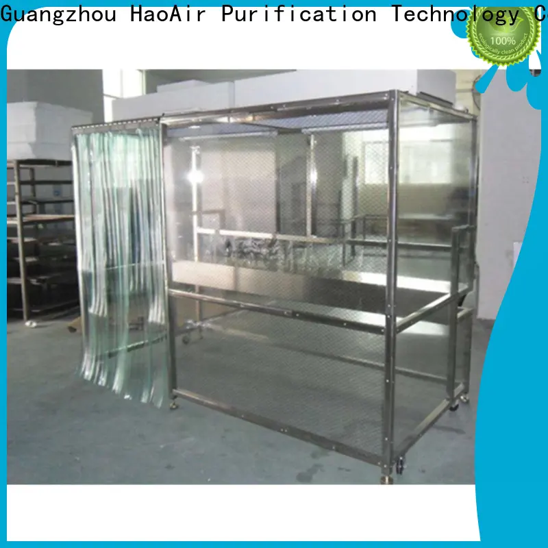 HAOAIRTECH capsule softwall cleanroom systems with ffu for sterile food and drug production 1