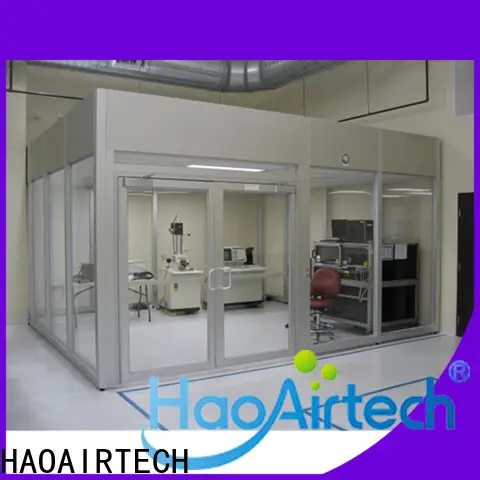 HAOAIRTECH clean room construction with antistatic vinyl curtain for semiconductor factory 1