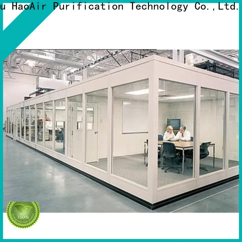 HAOAIRTECH portable clean room manufacturers with constant temperature and humidity controlled for sterile food and drug production 1