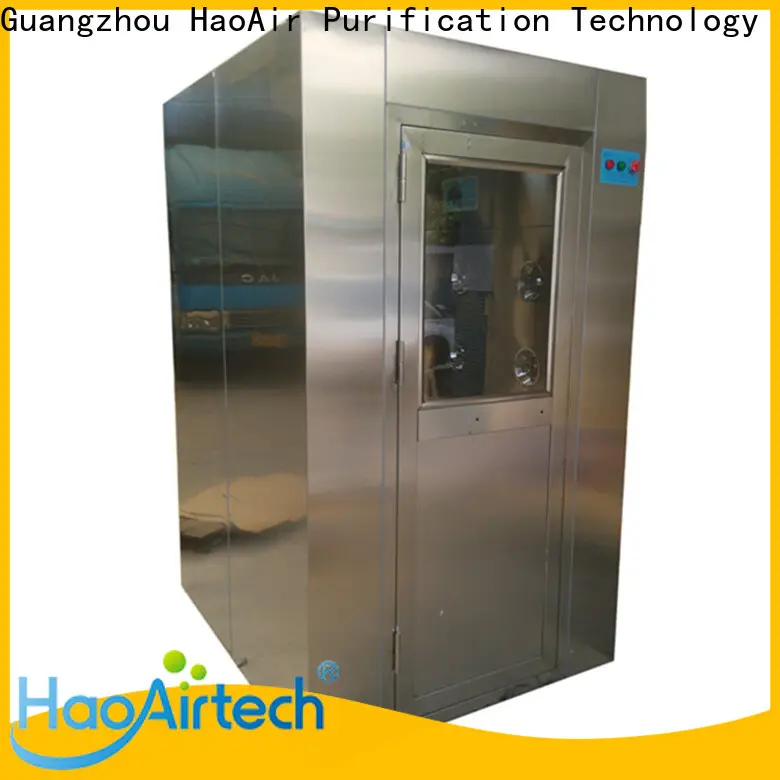 HAOAIRTECH clean room manufacturers with automatic swing door for large scale semiconductor factory2 1