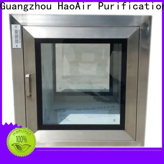 HAOAIRTECH pass box clean room with baked painting for cargo1 1