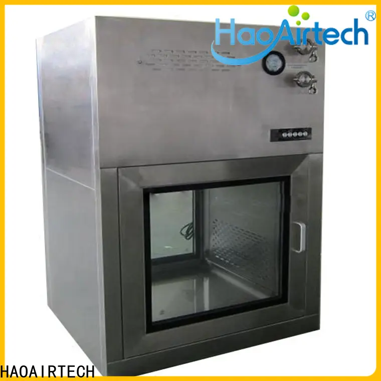 HAOAIRTECH dynamic pass box with laminar air flow for cargo2 1