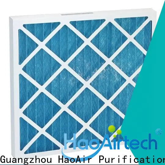 HAOAIRTECH pleated filter with metal frame for clean return air system 1