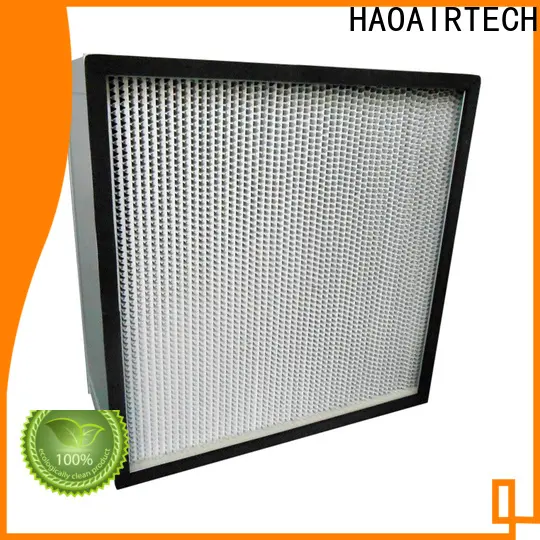 mini pleats h13 hepa filter with dop port for dust colletor hospital 1