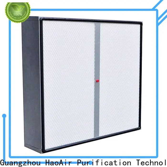 mini pleats h13 hepa filter with dop port for dust colletor hospital1 1