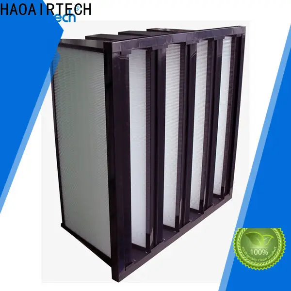HAOAIRTECH v cell compact rigid filter with big air volume for food and beverage 1