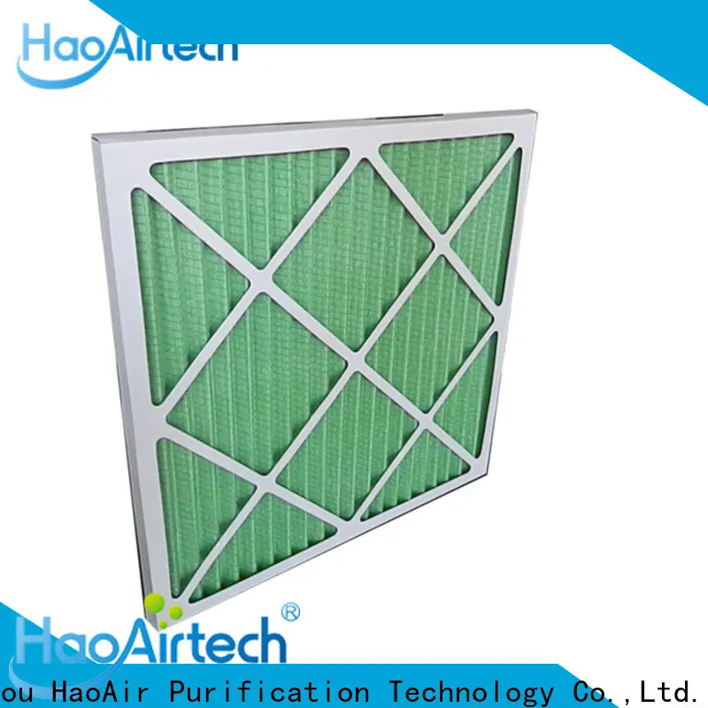 HAOAIRTECH pleated filter with metal frame for central air conditioning and centralized ventilation system 1