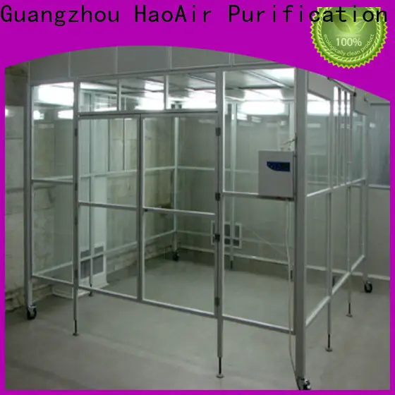 HAOAIRTECH simple clean room construction with ffu for sterile food and drug production 1