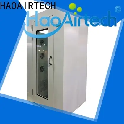 HAOAIRTECH fast rolling air shower with automatic swing door for ten person 1